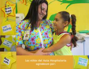 Classroom Teacher and child named Valentina