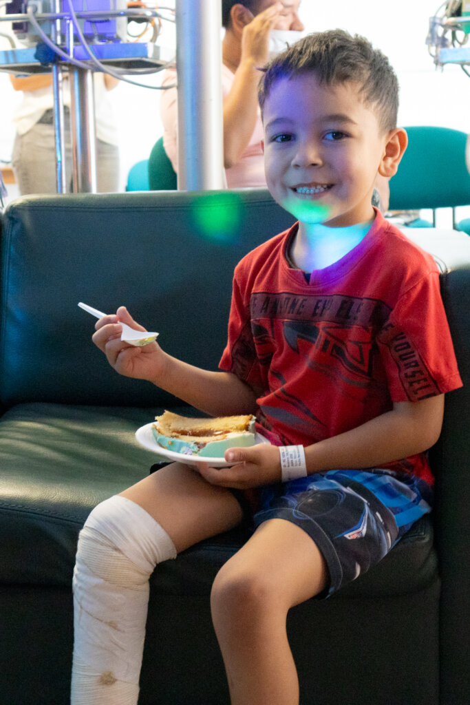 Hospital classroom for sick children in Medellin