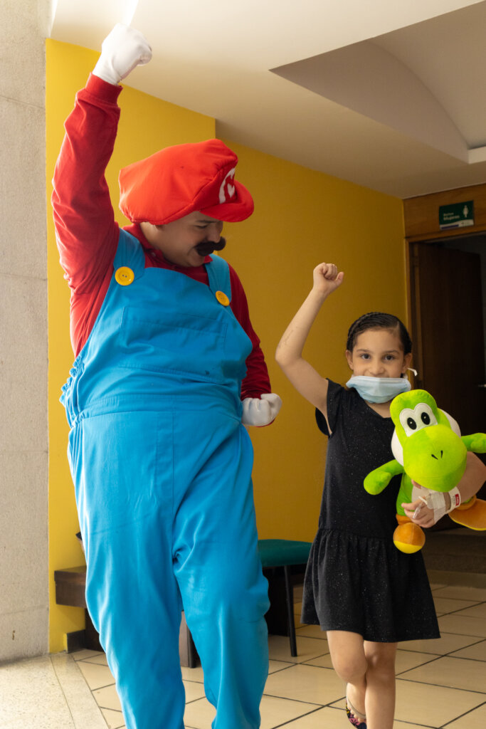 Hospital classroom for sick children in Medellin