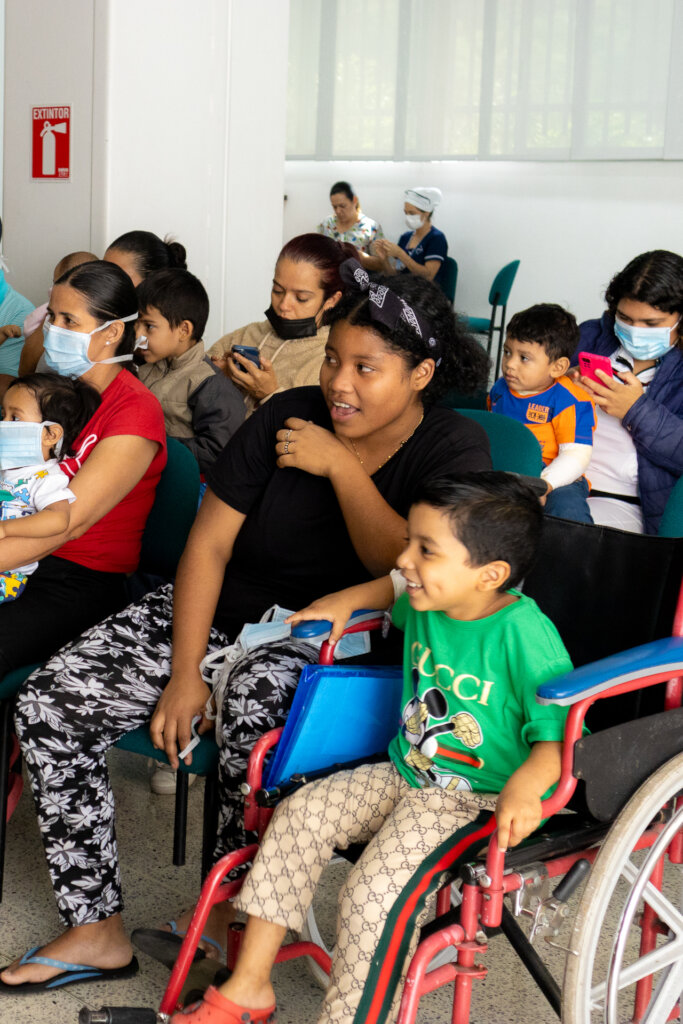 Hospital classroom for sick children in Medellin
