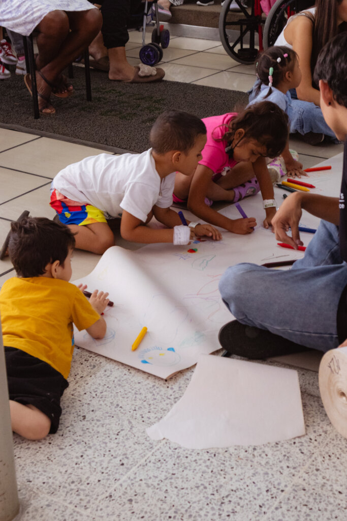 Hospital classroom for sick children in Medellin