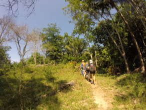 On the trails on Koh Ra