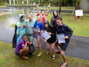 The beach cleaning crew!