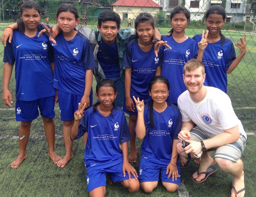 Seb and Girls Team