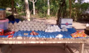 Sale items of a family who invested in a mini-shop