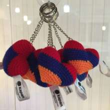 Armenia Flag Hearts from Kapan Crochet