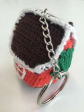 Nerkin Karmiraghbyur Grape Leaf Key Tag