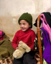 Baby Boy Gets a Beanie in Akhpradzor