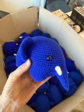 Blue elephants from Gyumri on way to U.S.