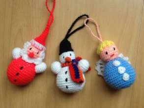 Christmas ornaments by Kapan Crochet
