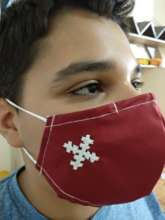 Marash embroidery on HDIF's People's Mask