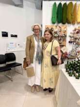 Maral from Aleppo with the Norwegian Ambassador