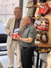 Armen from Vardenis with the Canadian Ambassador