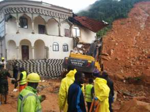 Widespread destruction followed the mudslide