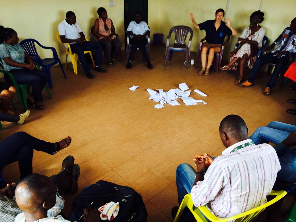 Psycho Social support for Ebola victims