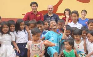 The 100 kilometer bike race team.