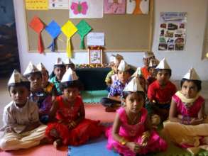 With Nehru Caps on Children's Day