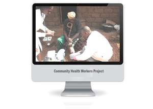 Community Health Care Worker with elderly patient