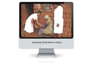 Community Health Care Worker attending to patient