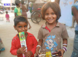 celebrated Diwali with these Slum children