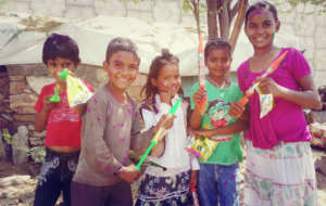 Holi Celebration with Street & Slum Kids