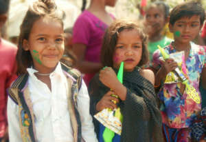 Holi Celebration with Street & Slum Kids