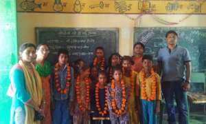 Teacher & RSKS Welcomes Children in School