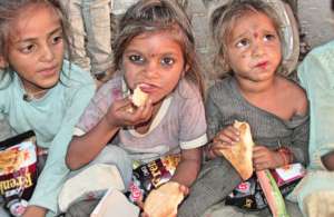 Street Kids Celebrating Giving Tuesday India