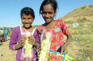 Happiness of Slum children !!