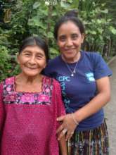 Felisa and Marta, our health promoter