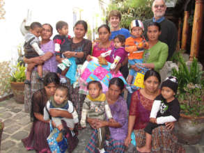 Some of our patients and their gift bags