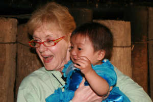 Linda, one of our volunteers