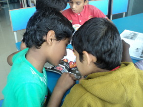 Library books have captured their interest