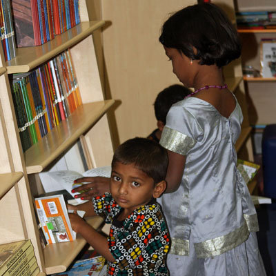Provide library books for orphans in India