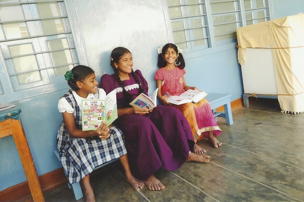 Provide library books for orphans in India