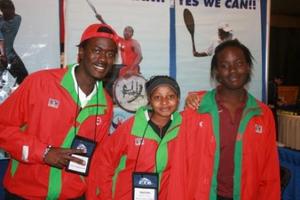 Sakina and Terry With Joab in USA