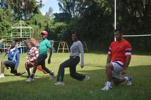 Fitness session with Dan
