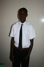 Bwire in his new uniform