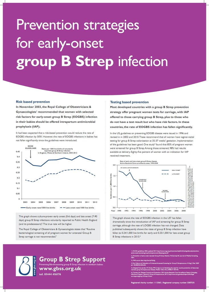 Preventing life threatening infection in UK babies