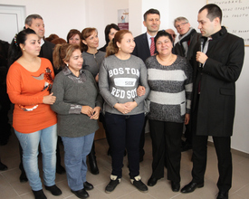 With the Deputy Minister Mr Kalin Kamenov