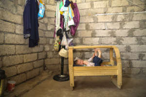 Baby in IDP Camp