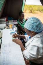CHAT Nurse providing services to a client.