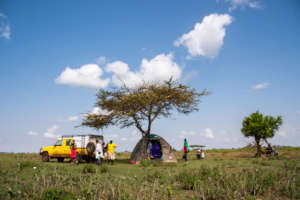 A CHAT Mobile clinic set up in rural areas