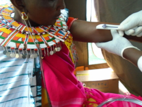 CHAT Nurse providing a 3- year implant to a lady