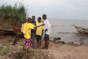 Male involvement for fishermen in Kindu Bay