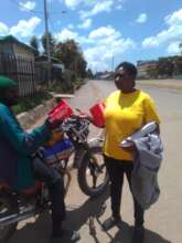 Condom distribution by CORPs to motorbike riders