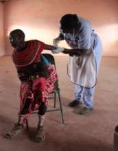 CHAT nurse providing FP services to a beneficiary