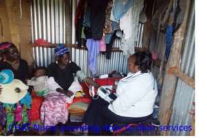 CHAT nurse providing FP services via door to door