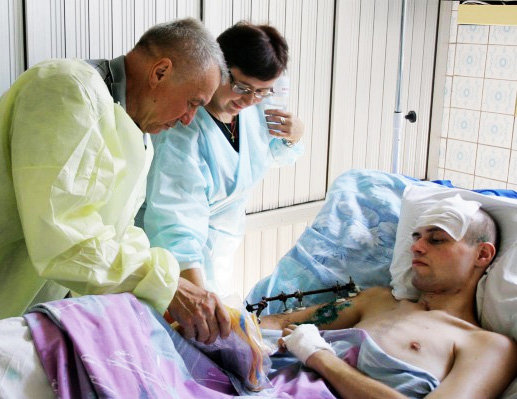 Help Ukrainian badly wounded soldiers to survive