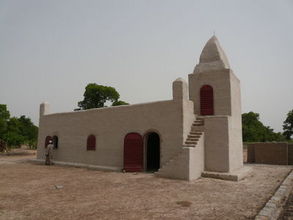 The completed mosque in Mamarila-Sanogola